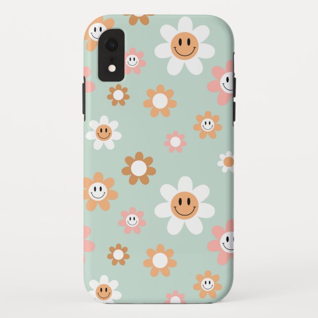 Groovy Daisies iPhone XR Fall Case-Mate iPhone Hülle (Rückseite)