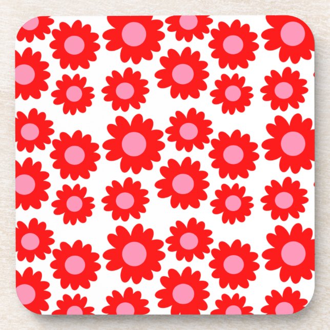 Groovy Daisies Untersetzer (Vorderseite)
