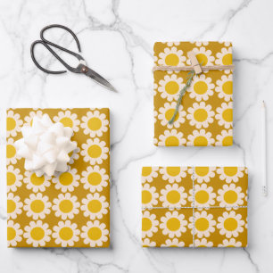 Groovy Daisy Summer Geschenkpapier Set