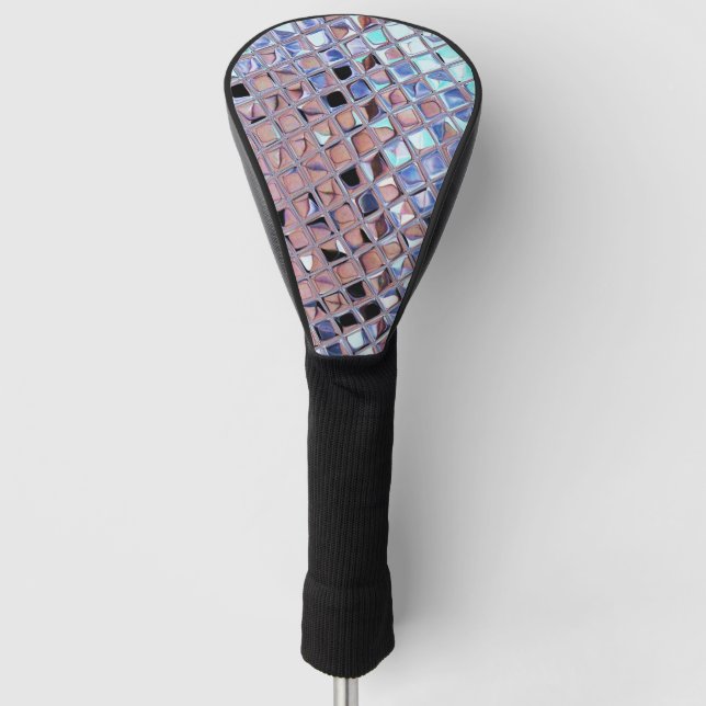 Groovy Disco Ball Mirror Ball Golf Headcover (Vorderseite)