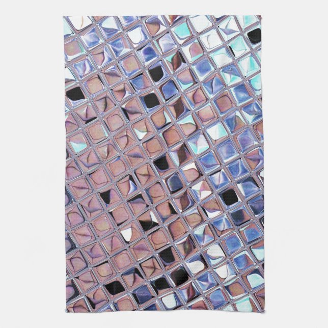 Groovy Disco Ball Mirror Ball Küchentuch (Vertikal)