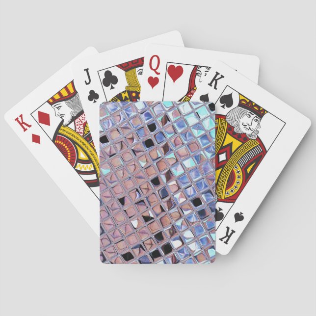 Groovy Disco Ball Mirror Ball Spielkarten (Rückseite)