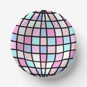 Groovy Disco Ball Pappteller