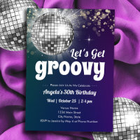 Groovy Disco Dance Party Erwachsene Geburtstag
