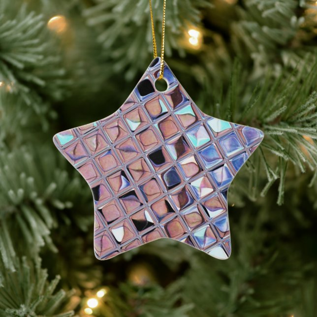 Groovy Disco Mirror Ball for Dance Party Keramikornament (Baum)