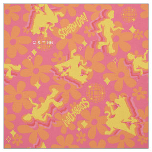 Groovy Disco Scooby-Doo Muster Stoff