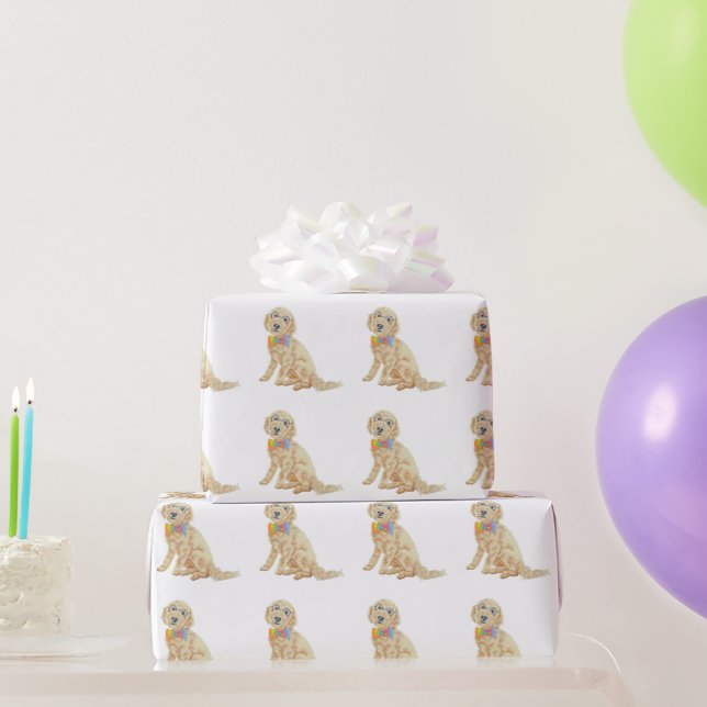 Groovy Doodle Geschenkpapier (Partygeschenke)