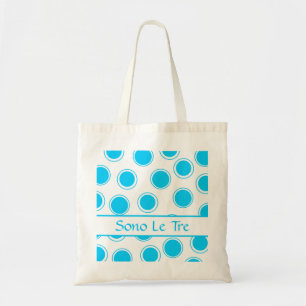 Groovy Dots #2 mit Monogramm Tragetasche