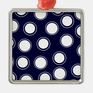Groovy Dots #5 @ SonoLeTre Silbernes Ornament