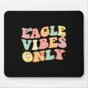 Groovy Eagle Schul Sport Fan Teamgeist Fußball Mousepad