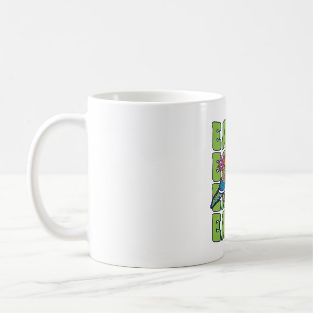 Groovy Earth Day Sea Turtle Lover Wildlife Kaffeetasse (Links)