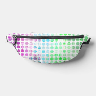 Groovy Eclectic Boho Abstract Toric Pride-Flagge Bauchtasche