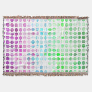 Groovy Eclectic Boho Abstract Toric Pride-Flagge Decke