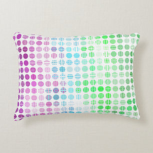 Groovy Eclectic Boho Abstract Toric Pride-Flagge Dekokissen