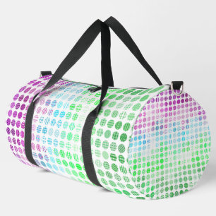 Groovy Eclectic Boho Abstract Toric Pride-Flagge Duffle Bag