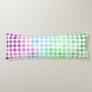 Groovy Eclectic Boho Abstract Toric Pride-Flagge Seitenschläferkissen