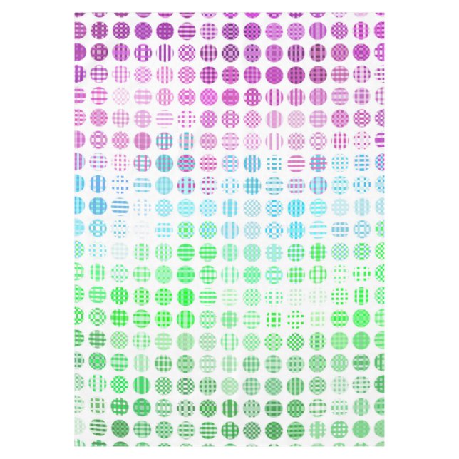 Groovy Eclectic Boho Abstract Toric Pride-Flagge Tischdecke (Vorderseite)