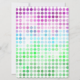 Groovy Eclectic Boho Abstrakt Toric Prilag Flag Feiertagskarte