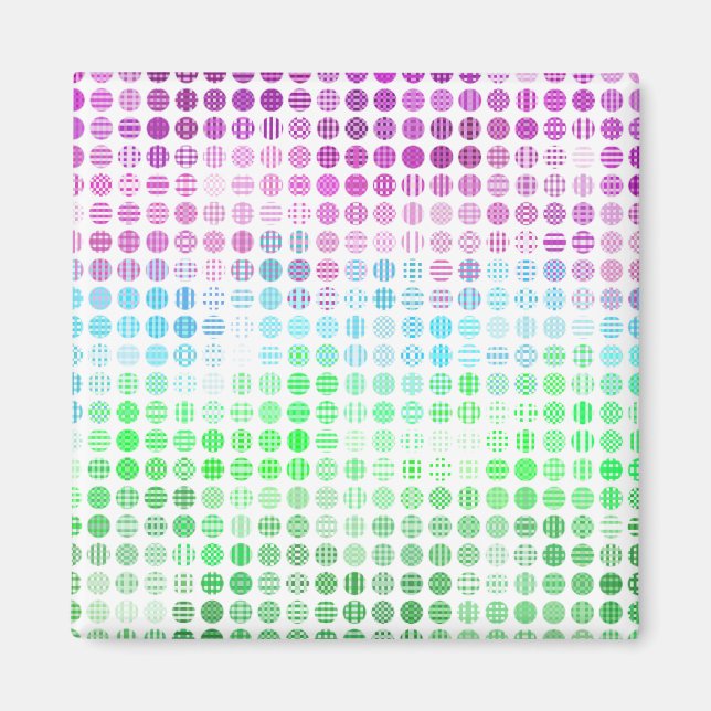 Groovy Eclectic Boho Abstrakt Toric Prilag Flag Magnet (Vorne)