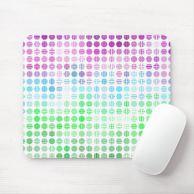 Groovy Eclectic Boho Abstrakt Toric Prilag Flag Mousepad (Mit Mouse)