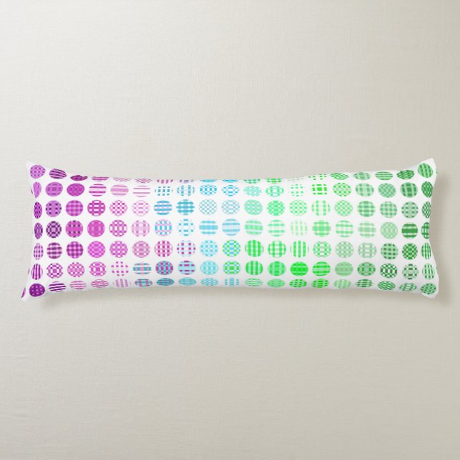 Groovy Eclectic Boho Abstrakt Toric Prilag Flag Seitenschläferkissen (Vorderseite)