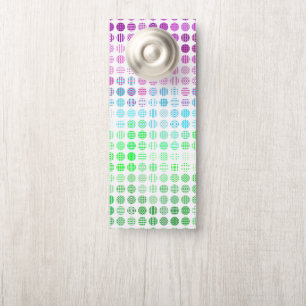 Groovy Eclectic Boho Abstrakt Toric Prilag Flag Türanhänger
