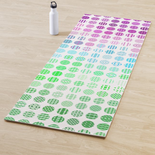 Groovy Eclectic Boho Abstrakt Toric Prilag Flag Yogamatte (Beispiel)
