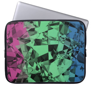 Groovy Eclectic Retro Trippy Polysexual Prilag Laptopschutzhülle