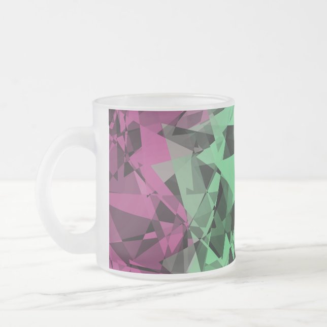 Groovy Eclectic Retro Trippy Polysexual Prilag Mattglastasse (Links)