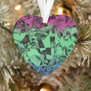 Groovy Eclectic Retro Trippy Polysexual Prilag Ornament