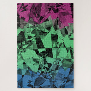 Groovy Eclectic Retro Trippy Polysexual Prilag Puzzle