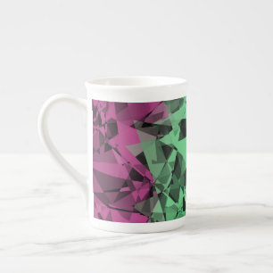 Groovy Eclectic Retro Trippy Polysexual Stolzflagg Prozellantasse