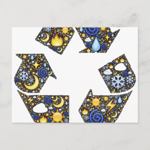 Groovy Ecology Postkarte