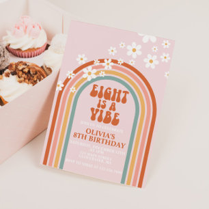 Groovy EIGHT ist eine Stimmung Gänseblümchen Regen Einladung