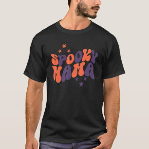 Groovy eine spukhafte Mama-Bummel Frauen Hexenmutt T-Shirt