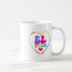 Groovy El Team Teacher Appreciation Week Zurück zu Kaffeetasse