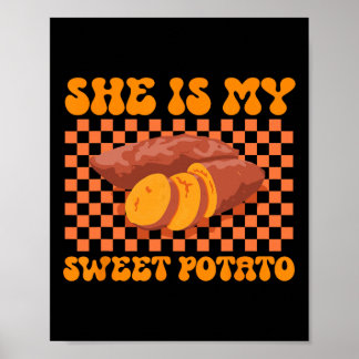 Groovy Erntedank Couple Matching It is my Sweet Poster