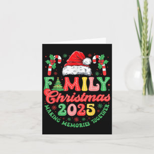 Groovy Familienweihnachtsfest 2025 Erinnerungen Sa Karte