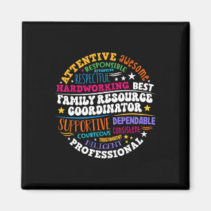 Groovy Family Resource Coordinator Würdigung Magnet