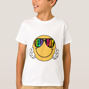 Groovy Field Day Sungles Smile Face Lehrer Kinder T-Shirt