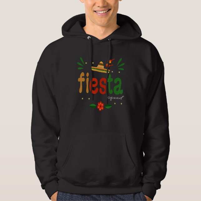 Groovy Fiesta Squad Cinco De Mayo Mexican Fiesta 5 Hoodie (Vorderseite)