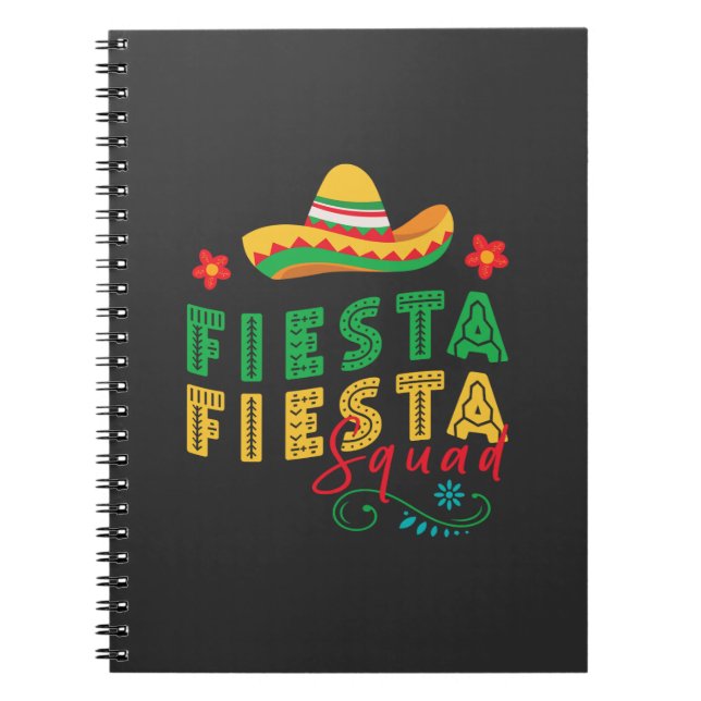 Groovy Fiesta Squad Notizblock (Vorderseite)