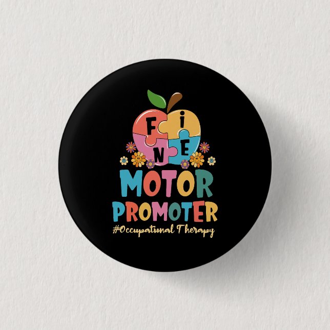 Groovy Fine Motor Promoter Occupational Therapy OT Button (Vorderseite)