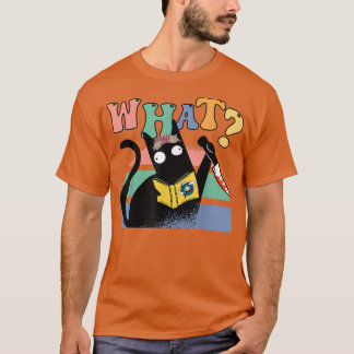 Groovy Floral Katze Sppoky Crew Trick oder Teach S T-Shirt