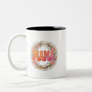 Groovy Floral Mama Tasse
