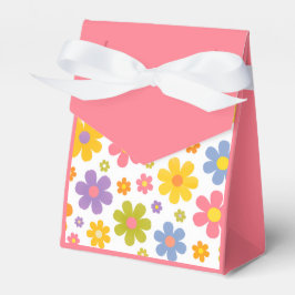 Groovy Flower Power Geschenkschachtel