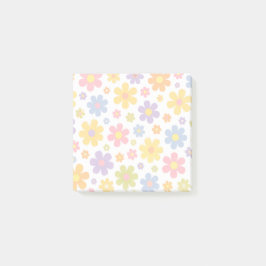 Groovy Flower Power Post-it Klebezettel