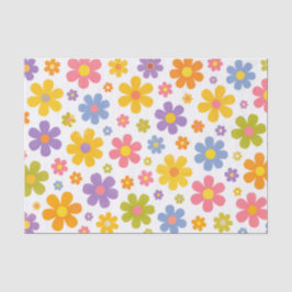 Groovy Flower Power Seidenpapier