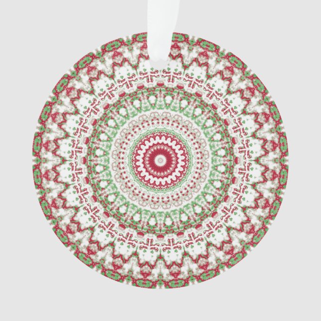 Groovy Funky Gefärbte Krawatte Christmas Boho Hipp Ornament (Vorderseite)