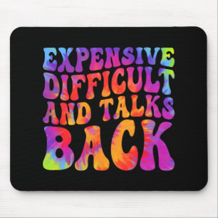 Groovy Funny teuer schwierig & amp; Gespräche zurü Mousepad